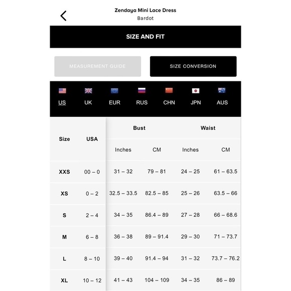 Bardot Zendaya Mini Lace Dress in Black Sz. Medium NWT - Picture 12 of 12